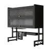 Double-layer kitchen sink rack, dishwashing sink, sink countertop, dust-proof bowl cabinet, tableware storage, and draining rack Application Scenario